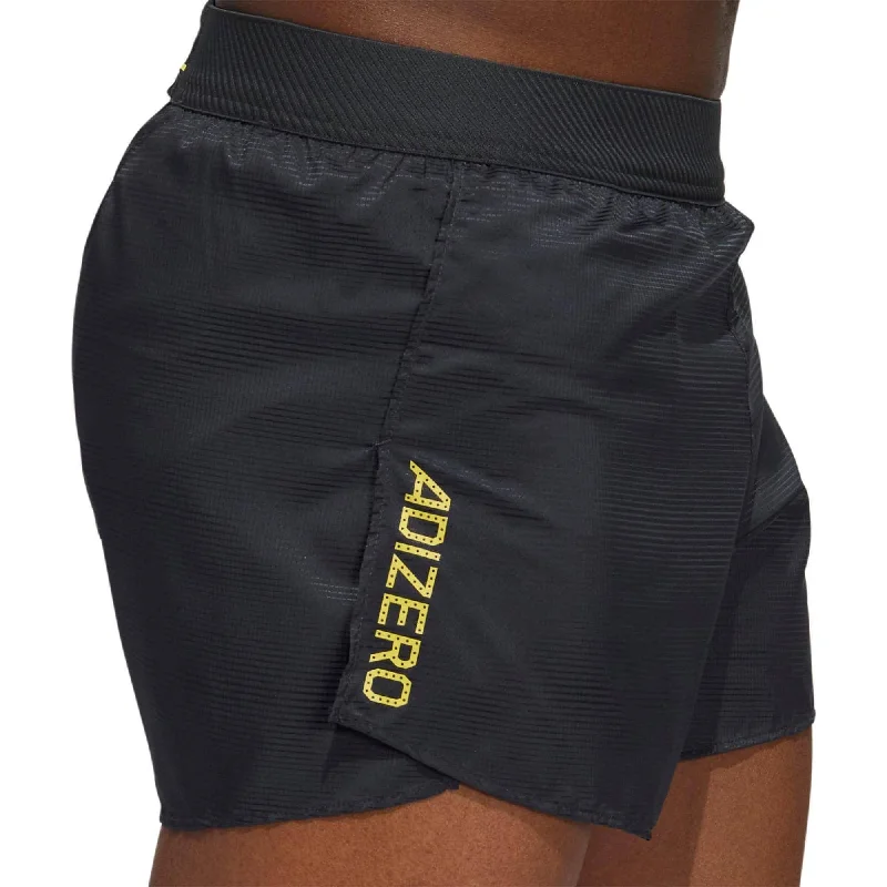 Smart Casual Wear adidas Adizero Engineered Split Mens Running Shorts - Grey