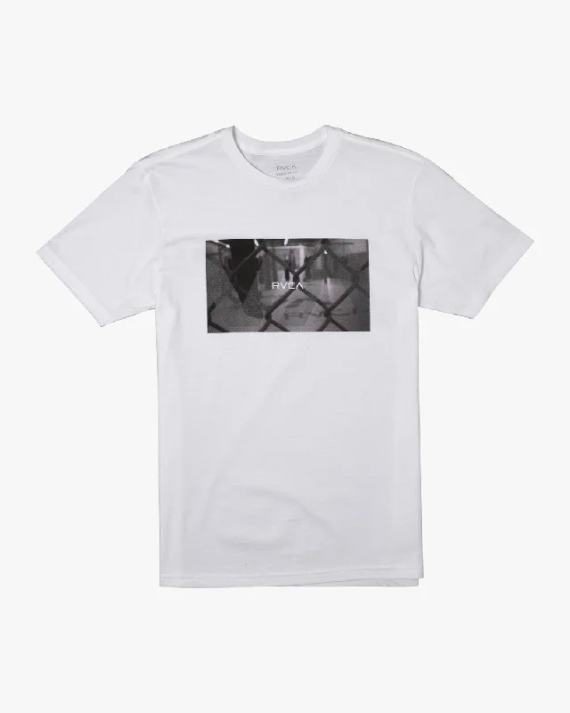 Smart Casual Wear Two Bar Workout Shirt - White