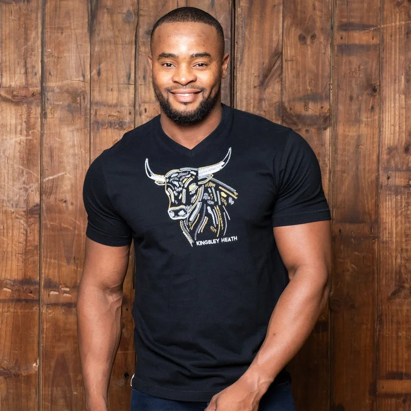 Comfortable Style Raging Bull V-Neck Tee Mamba