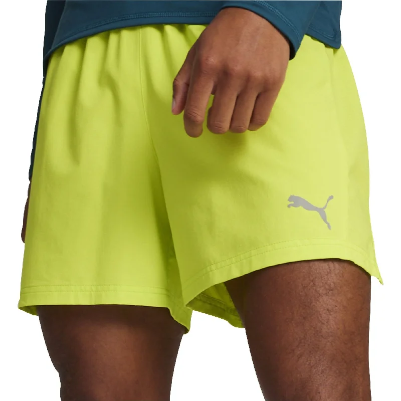Street Gear Puma Run Velocity Ultraweave 5 Inch Mens Running Shorts - Green