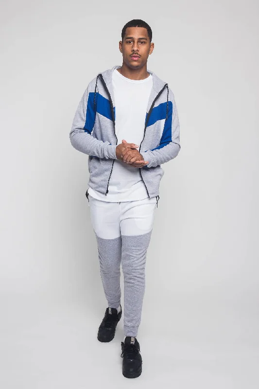 Modern Backpacks Tri Colored Tracksuit Set