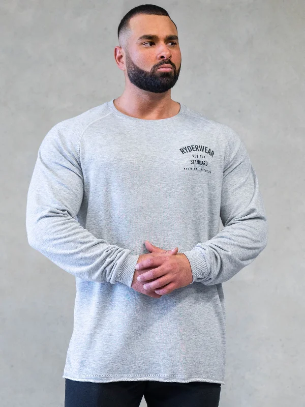 Legacy Crewneck - Grey Marl