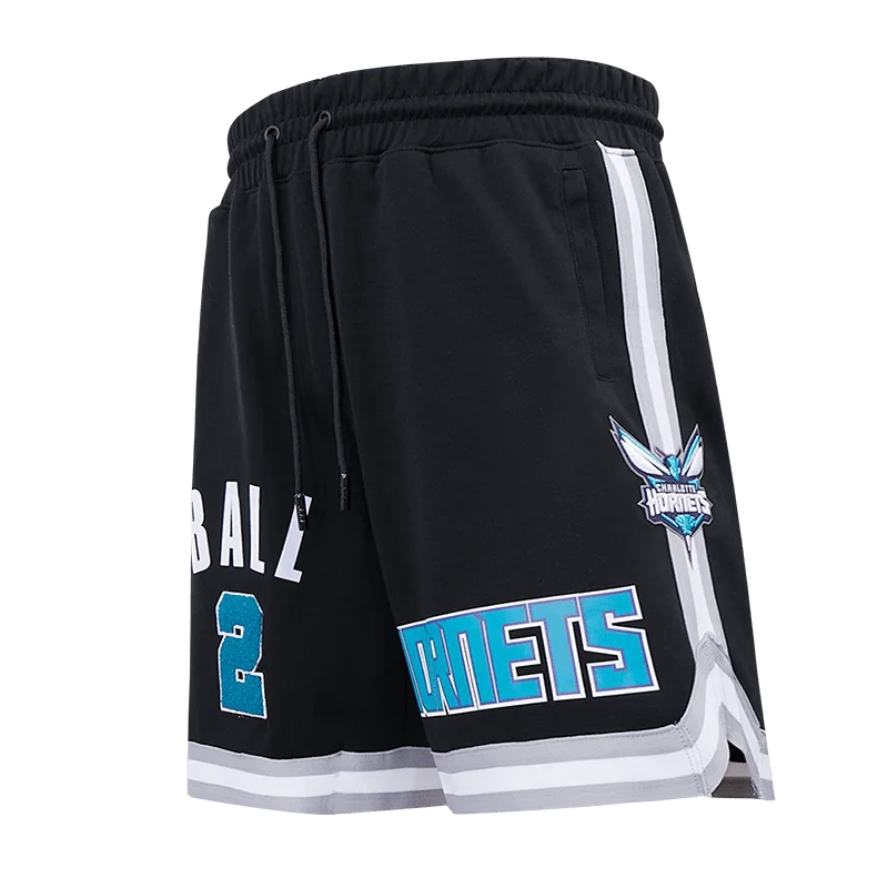 Urban Look NBA CHARLOTTE HORNETS BALL PRO TEAM MEN'S SHORT (BLACK)