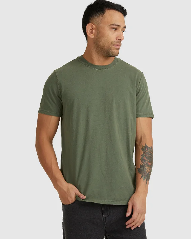 Comfortable Shoes RVCA Washed Tee - Cactus