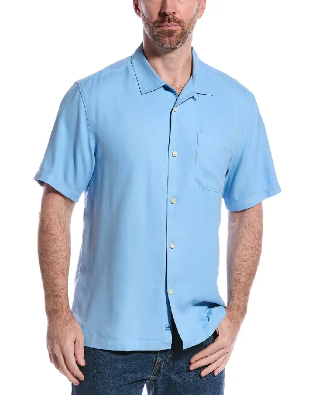 Casual Knitwear Tommy Bahama Hawaiian Herringbone Silk Shirt