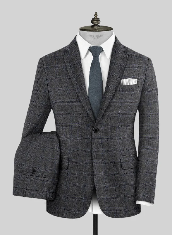 Comfortable Shirts Italian Wool Cotton Quim Suit