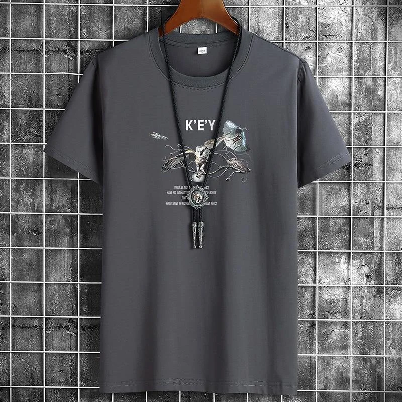 Basic Fashion Men's Light Weight Graphic T-Shirt