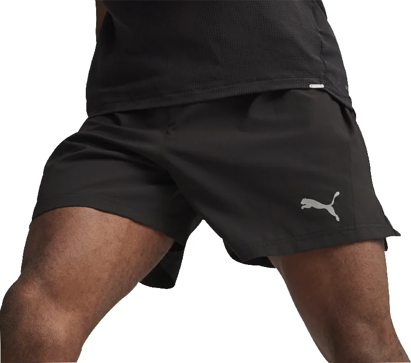 Modern Apparel Puma Run Velocity Ultraweave 5 Inch Mens Running Shorts - Black