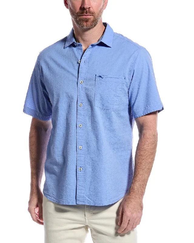 Easy Fashion Tommy Bahama Nova Wave Silk-Blend Shirt