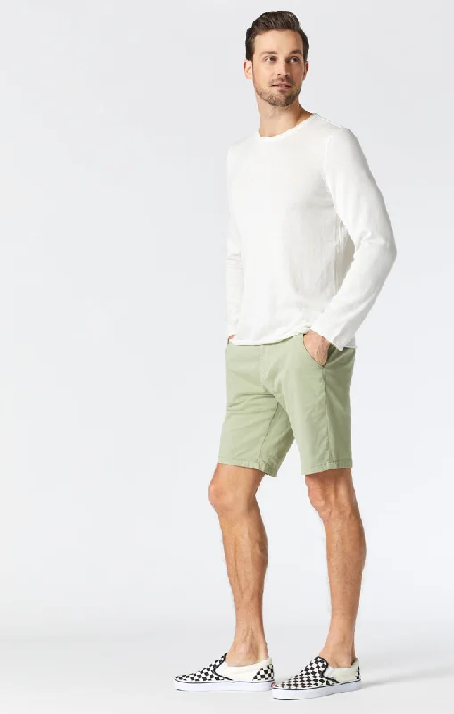 Essential Wardrobe JACOB SHORTS IN RESEDA TWILL