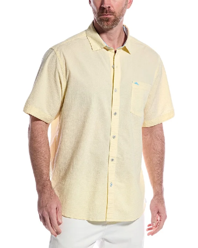 Active Wear Tommy Bahama Nova Wave Silk-Blend Shirt