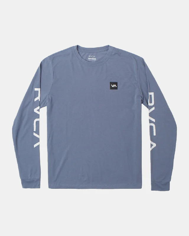 Modern Backpacks RVCA 2X Long Sleeve Tee - Blue Slate