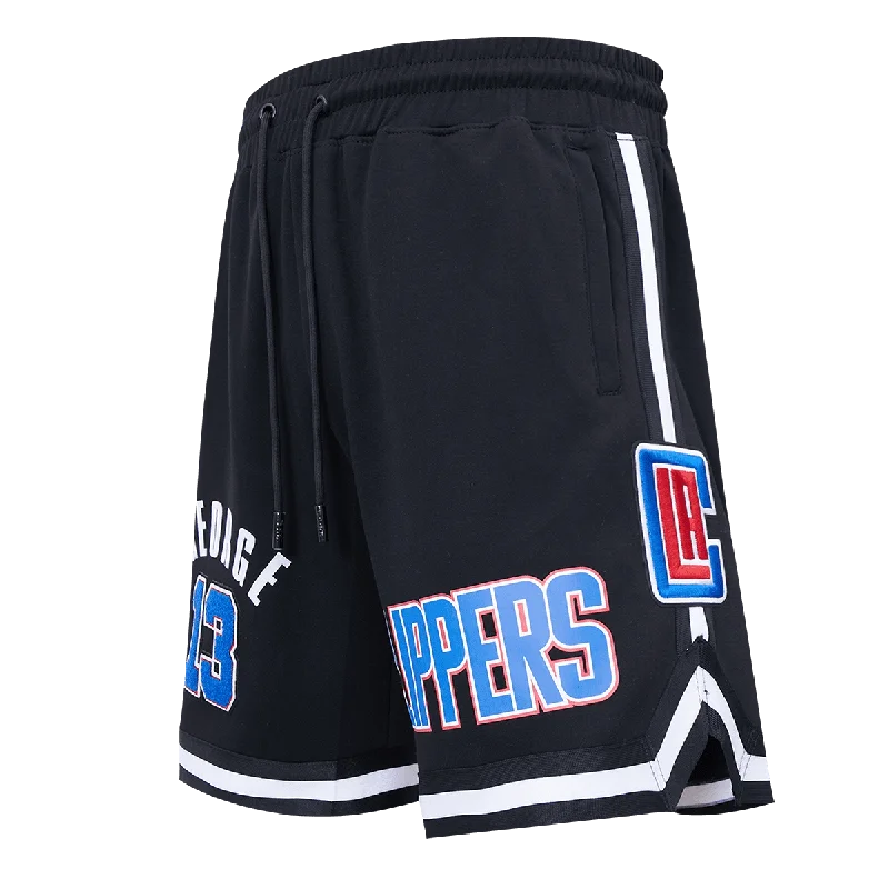 Relaxed Fit NBA LOS ANGELES CLIPPERS GEORGE PRO TEAM MEN'S SHORT (BLACK)