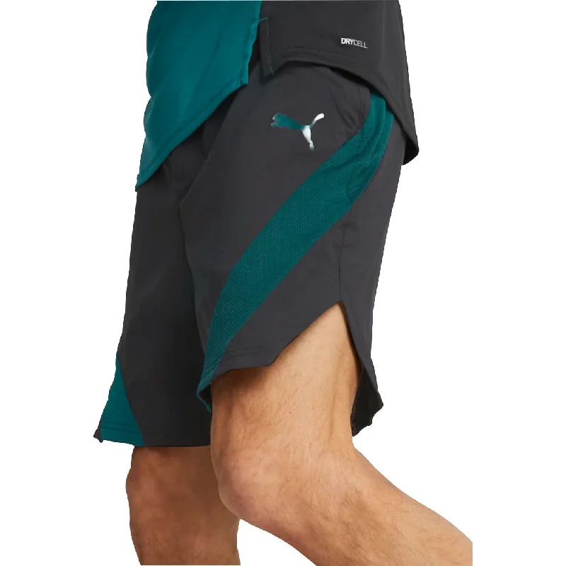 Premium Fabric Puma Train Fit Woven 7 Inch Mens Training Shorts - Black
