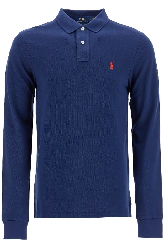 Relaxed Pants Polo Ralph Lauren Men's Slim Fit Long Sleeve Polo Shirt