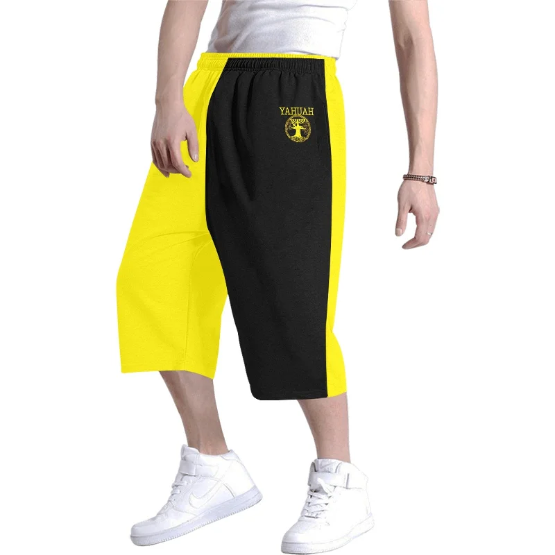 Casual Comfort Yahuah-Tree of Life 02-01 Men's Designer Baggy Shorts