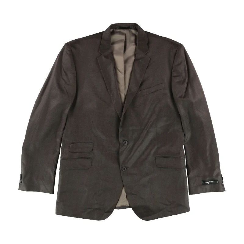Tailored Comfort Kenneth Cole Mens Slim Fit Two Button Blazer Jacket, Brown, 50 Long Tailored Comfort Kenneth Cole Mens Slim Fit Two Button Blazer Jacket, Brown, 50 Long