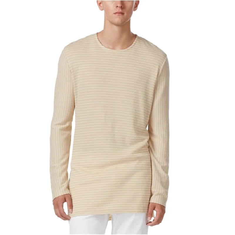 Comfortable Shirts Jaywalker Mens Extended LS Thermal Sweater, Beige, Medium