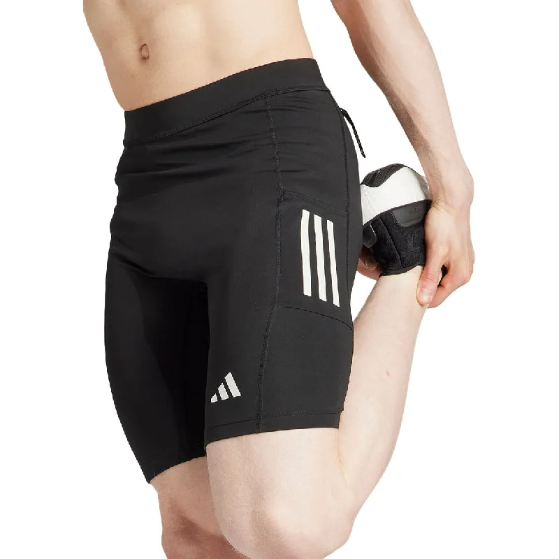 Trendy Apparel adidas Own The Run Mens Short Running Tights - Black