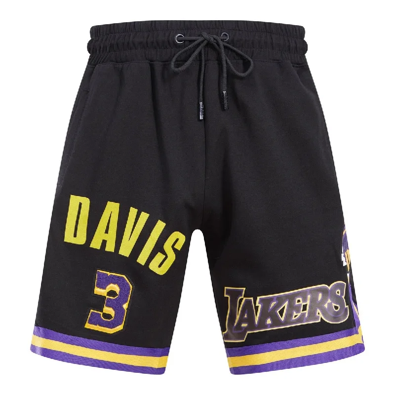 Versatile Style NBA LOS ANGELES LAKERS DAVIS PRO TEAM MEN'S SHORT (BLACK)