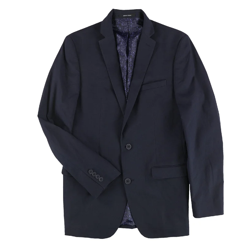 Lightweight Gear bar III Mens Stretch Two Button Blazer Jacket, Blue, 40 Long