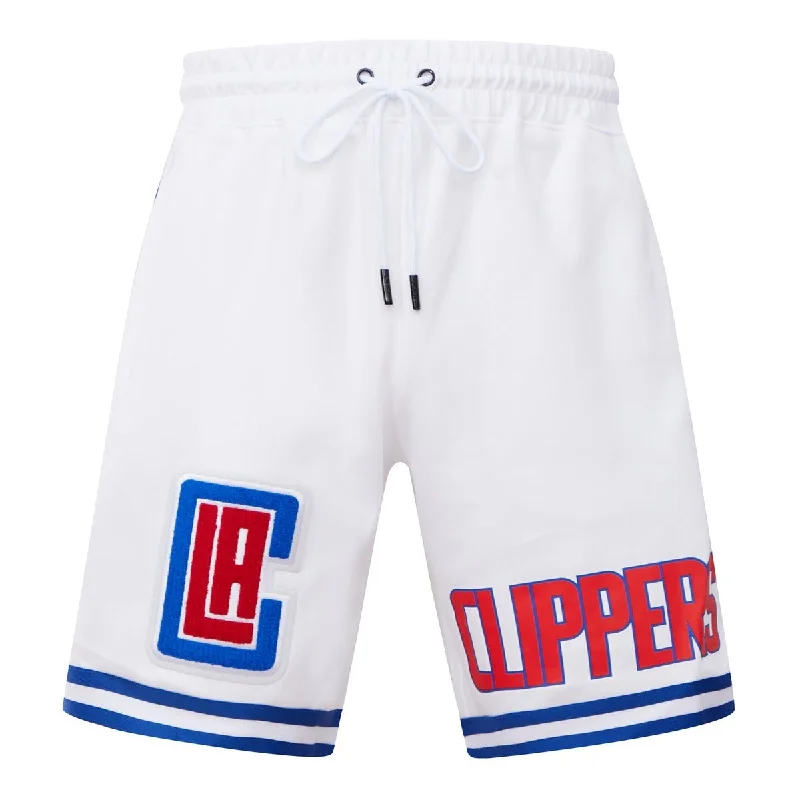 Sporty Styles NBA LOS ANGELES CLIPPERS PRO TEAM MEN'S SHORT (WHITE)