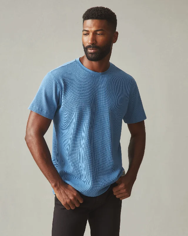 Outdoor Clothing Waffle Crew Tee - Riverside