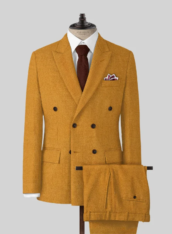 Classic Jackets Naples Mimosa Yellow Tweed Suit