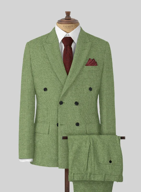 Urban Outfits Naples Honeydew Green Tweed Suit