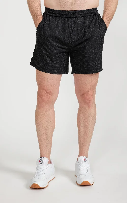 Elevate Running Short (With Liner) - Black