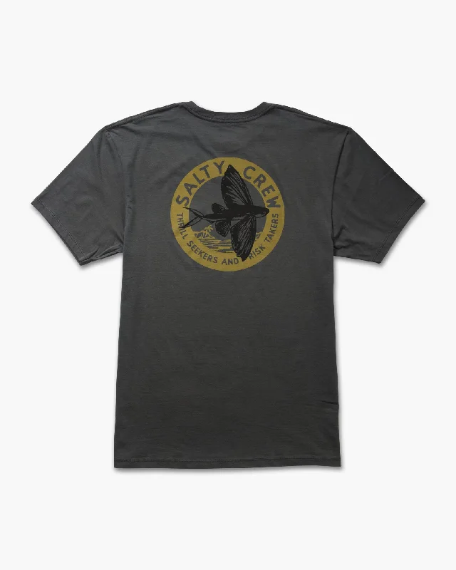 Fly By Premium S/S Tee - Charcoal