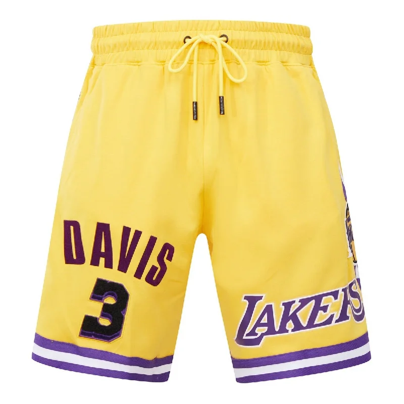 Streetwear Look NBA LOS ANGELES LAKERS DAVIS PRO TEAM MEN'S SHORT (YELLOW)