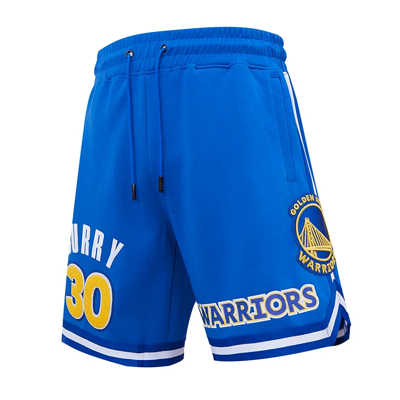 Active Wear NBA GOLDEN STATE WARRIORS CURRY PRO TEAM MEN'S SHORT (ROYAL BLUE)