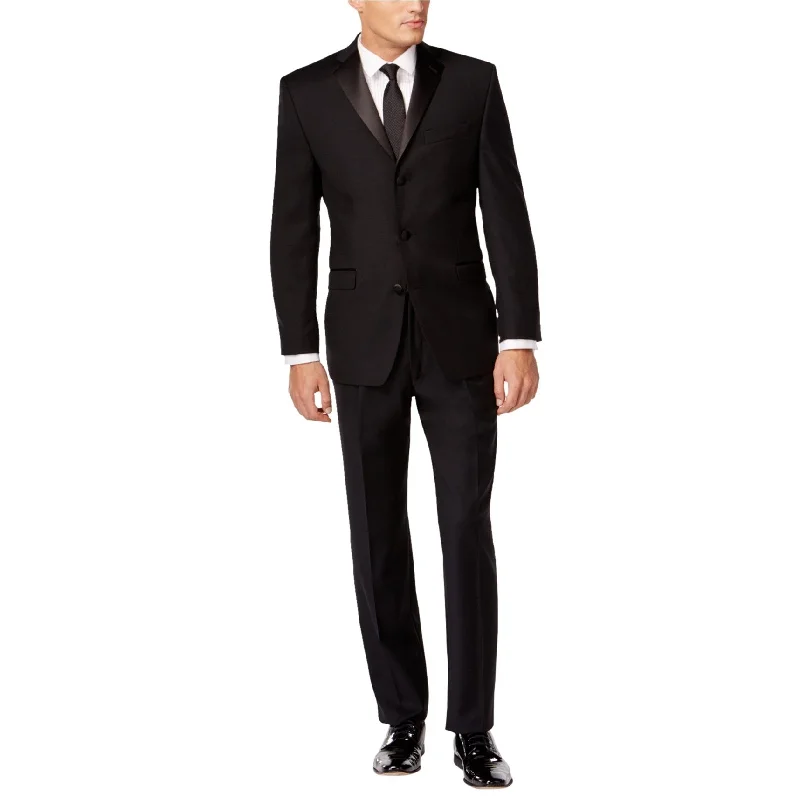 Calvin Klein Mens Modern Formal Tuxedo, Black, 50 Long / 45W x 39L