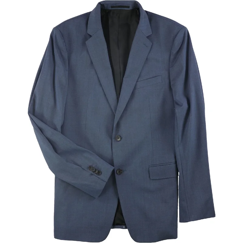 Theory Mens Wellar New Tailor 2 Two Button Blazer Jacket, Blue, 40 Regular