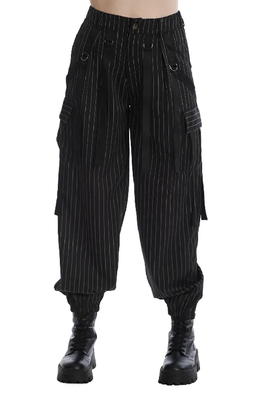 Comfy Sweaters Everlee Pinstripe Trousers