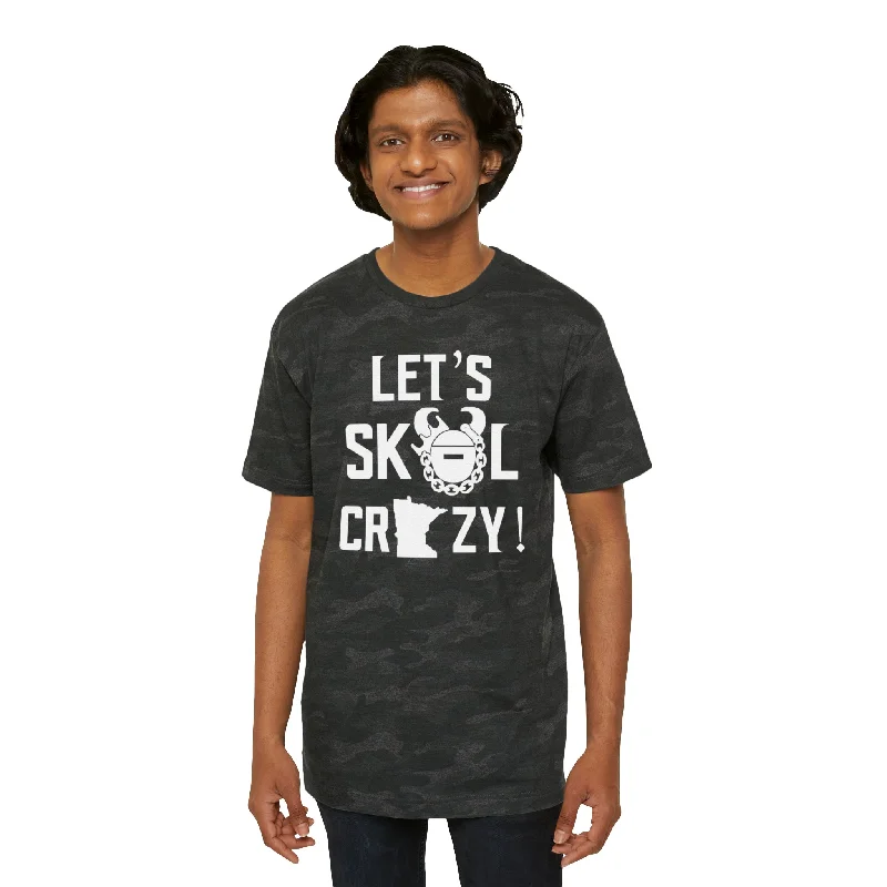 All-Purpose Wear Men's Fine Jersey Tee - Stone Camo - Let's go Crazy!