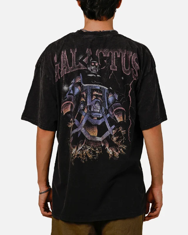Weekend Outfits Goat Crew Marvel Galactus Vintage T-Shirt Black Acidwash