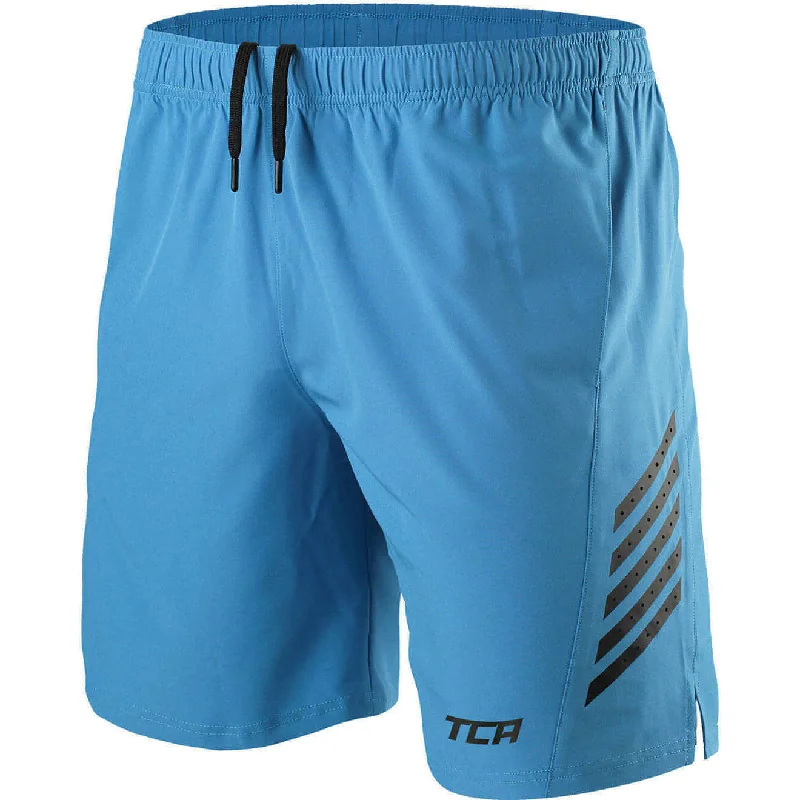 Cozy Sweatshirts TCA Laser Tech Mens Running Shorts - Blue