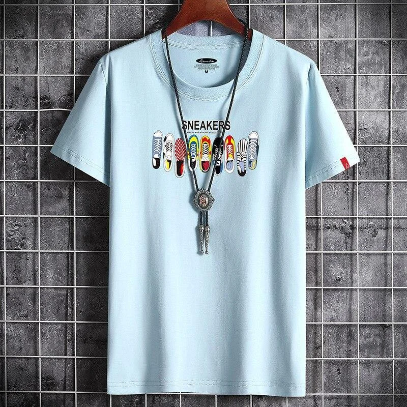 Practical Clothing Men's Fashion Anime Gothic T-Shirt