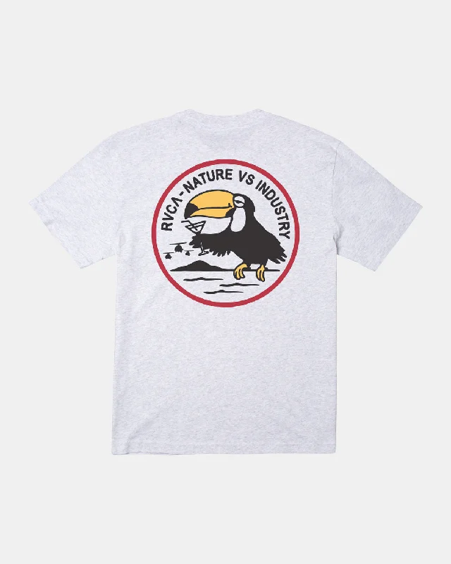 Basic Fashion Tipsy Toucan Tee - Cool Grey Heather