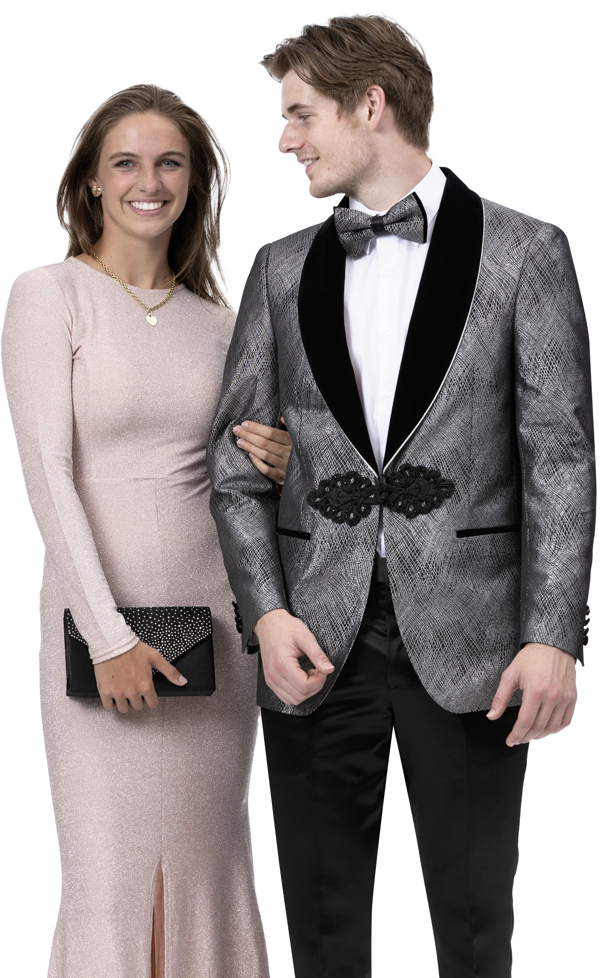 Pewter Silver Fashion Blazer J173