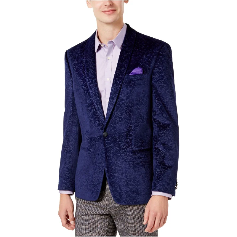 Ben Sherman Mens Textured One Button Blazer Jacket