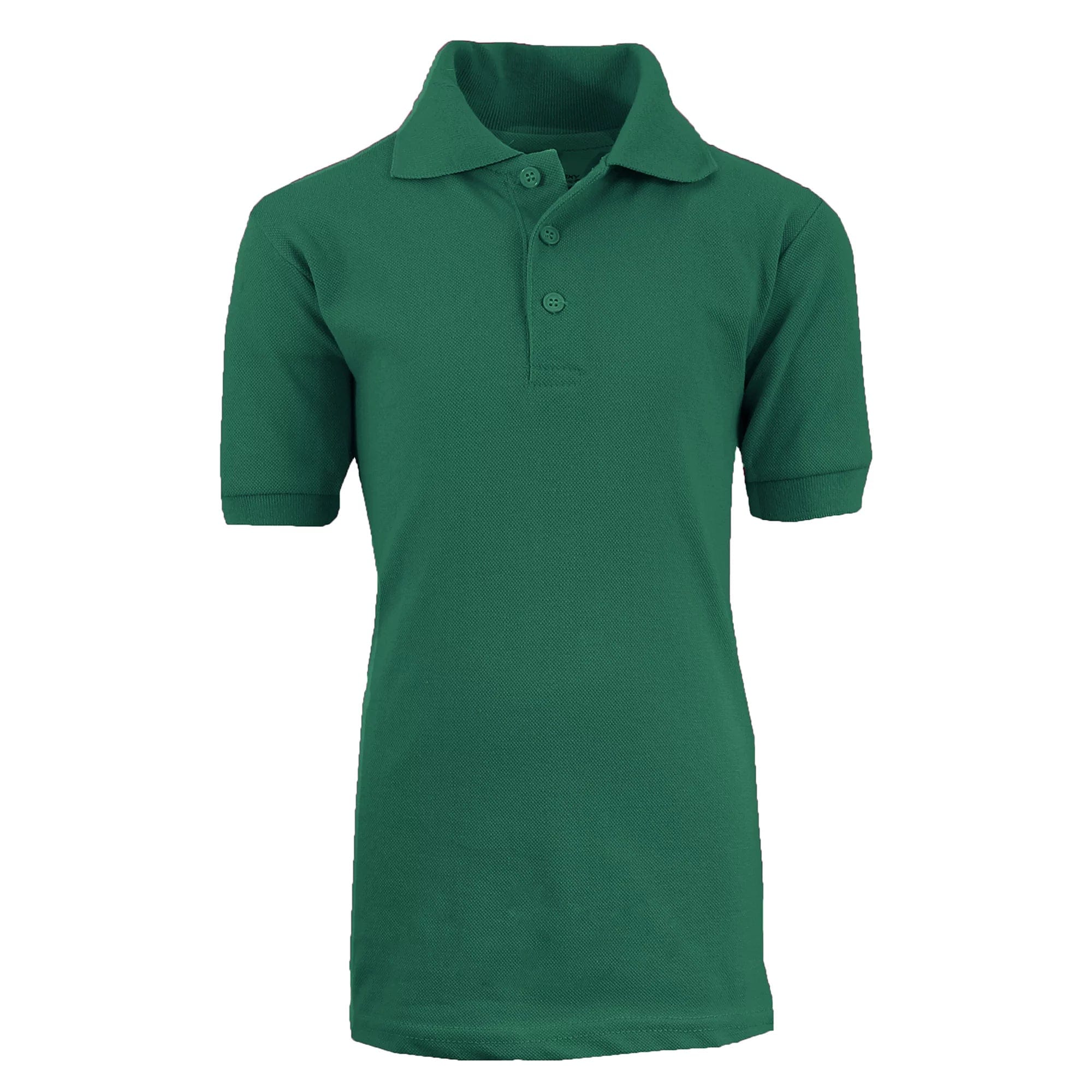 Functional Fashion Boy's Short Sleeve School Uniform Pique Polo Shirts (Big Boys)