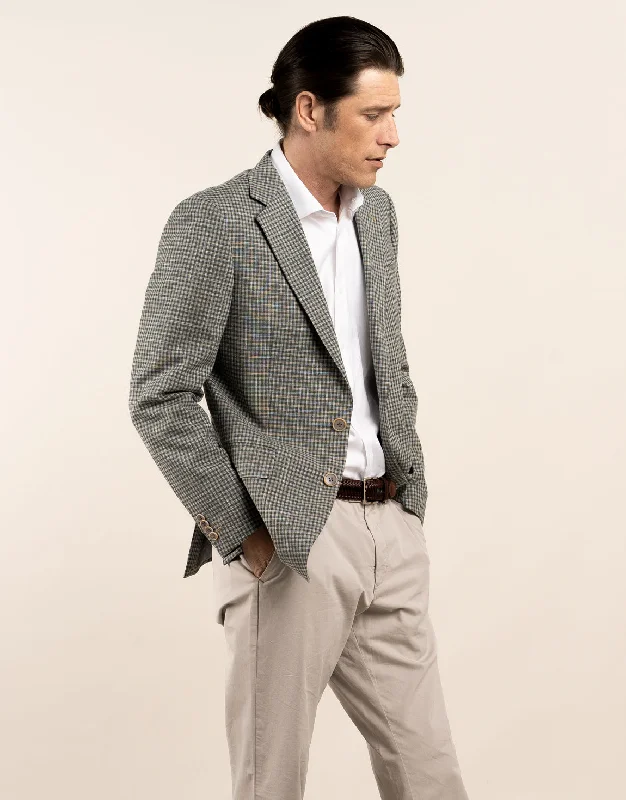 Effortless Style Hawker Green Guncheck Blazer