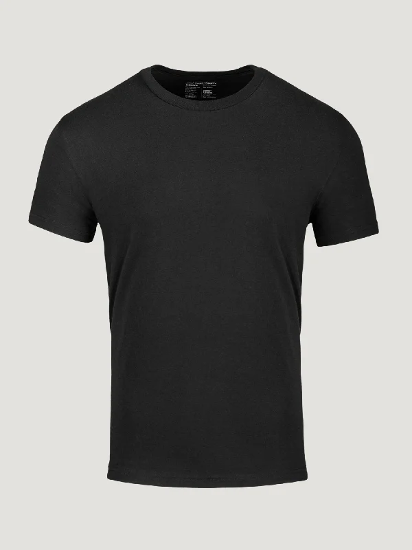 Smart Wear Black Crew Neck