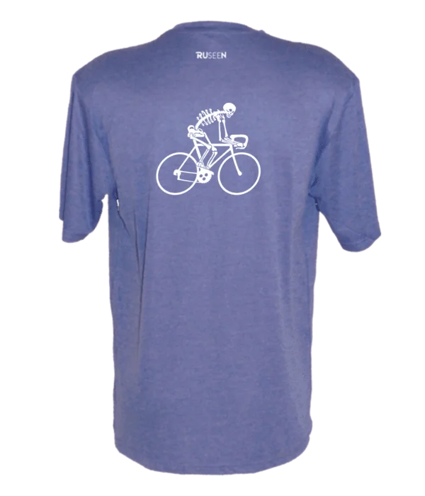 Luxury Comfort Men's Reflective Short Sleeve Shirt - Male Road Bike Skeleton