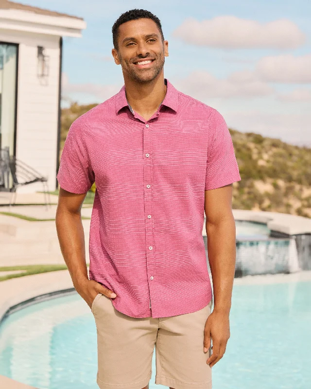 Essential Wardrobe MONROE STRIPED TEXTURED SHIRT