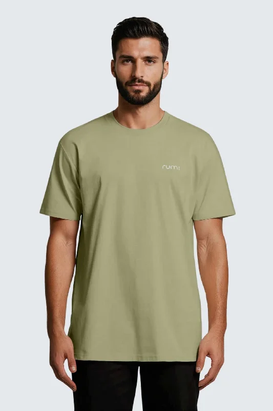 Relaxed Looks M Moon Tee - Pistachio