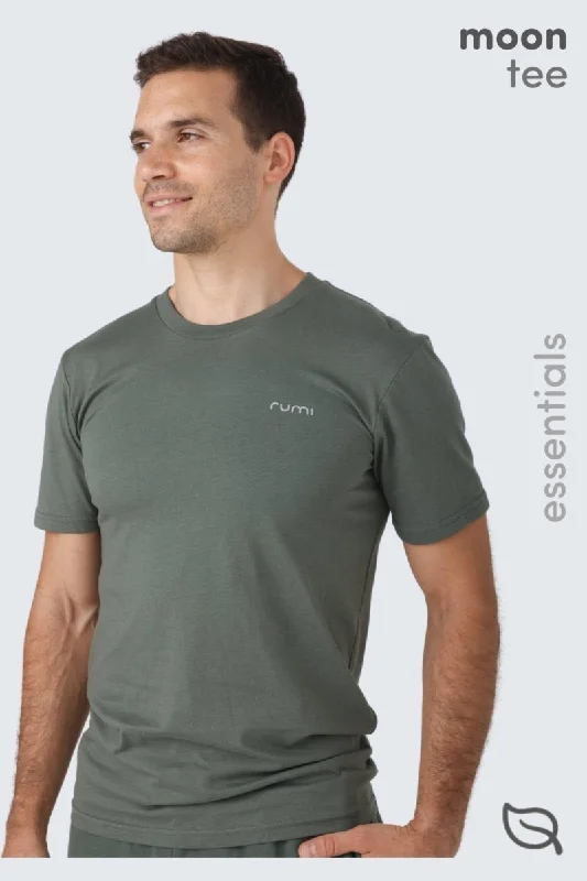 Everyday Comfort M Moon Tee - Olive Deep